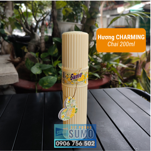 Chai xịt phòng Sumo 200ml hương charming