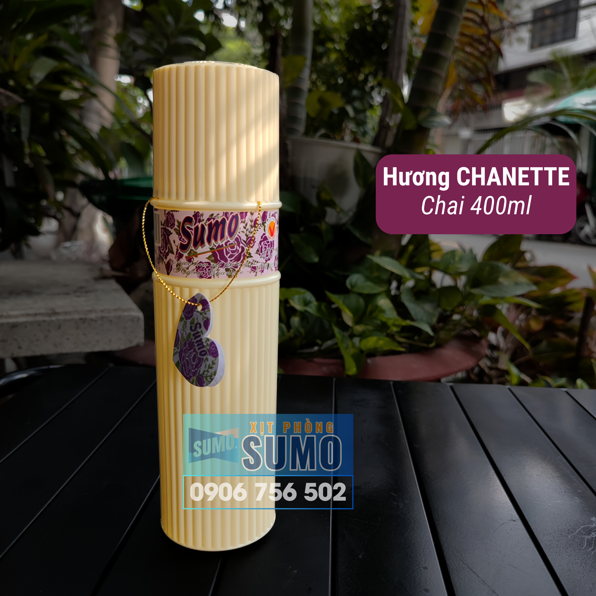 Xịt phòng Sumo 400ml hương Chanette